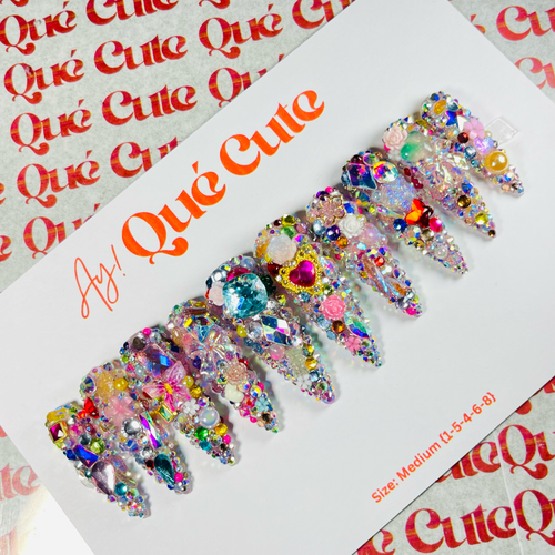 All the things - maximalist press on nails